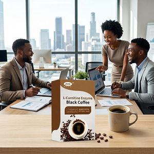 Café Instantáneo Adelgazante en Polvo <span class=keywords><strong>con</strong></span> <span class=keywords><strong>Especias</strong></span> y Hierbas, Sin Azúcar, Sin Grasa, a Base de Granos de Café Arábica, Directo de Fábrica, OEM - Product Image 2