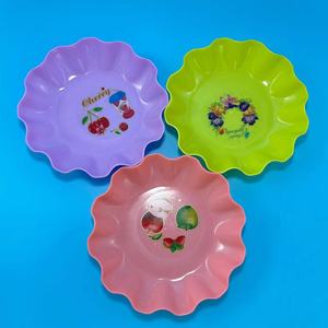 Bandeja de Plástico para Frutas con Diseño de Hoja de Loto, 2 Yuanes, para Uso Doméstico, Bandeja para Semillas de Melón, Caja para Frutas y Aperitivos, Bandeja para Dulces, Bandeja para Aperitivos al por Mayor de 1 Yuan - Product Image 4