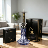 Chicha en acier inoxydable avec finition miroir, style moderne