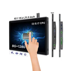 15 Inch Industrial Tablet Pc 1920*1080 Promotion Industrial All In One Capacitive Touch Screen Panel Pc Windows7/8/Linux Fanless