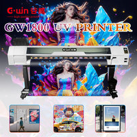 Impresora de tinta UV de 1,8 m para plotter de rollo a rollo de gran formato cabezal de impresión automático XP600 XC90 para impresión publicitaria
