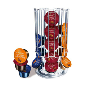 Tchibo Cafissimo 360ที่วางแคปซูลกาแฟแบบหมุน,ชั้นวางแบบขาตั้ง <span class=keywords><strong>Dolce</strong></span> <span class=keywords><strong>Gusto</strong></span> ชั้นเก็บพ็อด30ชิ้น - Product Image 1