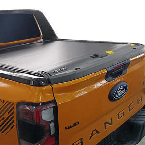 Couvercle manuel en aluminium de tonneau de camion Couvercle de rouleau de lit de ramassage automatique électrique Ford Ranger Verrouillage antivol étanche - Product Image 5