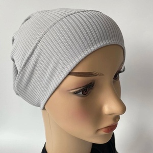 Nouveauté : Sous-<span class=keywords><strong>bonnet</strong></span> tube côtelé en tricot pour hijab, idéal pour les femmes musulmanes, anti-glissement quotidien, prévention de l'<span class=keywords><strong>alopécie</strong></span> - Product Image 4