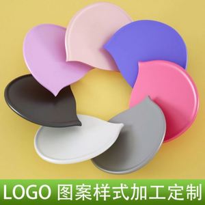 Mei Fanzhe YM02 Bonnet de bain unisexe adulte en silicone imperméable, protection des oreilles, antidérapant, couleur unie, pour cheveux longs, fabriqué en Chine - Product Image 5