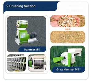 1-20t/h pabrik Cina menawarkan jalur produksi pelet desain baru - Product Image 3