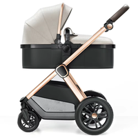 Poussette pliable pour enfants, siège réversible, dossier réglable, poussette pliable pour nouveau-né, fabricant d'usine
