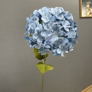 أبيض أزرق زهور الكوبية اللاتكس الاصطناعي الملونة الكوبية محاكاة زهرة الكوبية الأوروبي ديكور المنزل الزفاف - Product Image 2