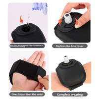Botella de Agua Deportiva de Silicona, Portátil, para Montar en el Brazo, para Ciclismo, Running y Ejercicio al Aire Libre