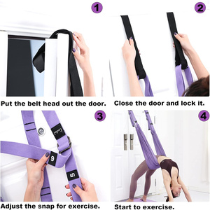 Cinghia per Stretching Gambe di Alta Qualità per Pilates, Fitness, Esercizi, Allenamento Posteriore e <span class=keywords><strong>Yoga</strong></span> - Product Image 6