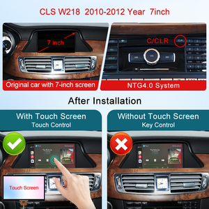 Lecteur audio de voiture sans fil HFmidia CarPlay AndroidAuto avec fonction de contrôle par écran tactile pour Mercedes Benz CLS W218 2010-2012 - Product Image 2