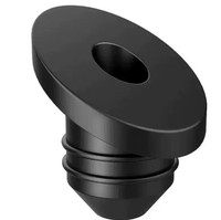 Meaogate – Anneau d'étanchéité en caoutchouc silicone noir pour câble, gaine de protection pour câble spiralé et fil de protection