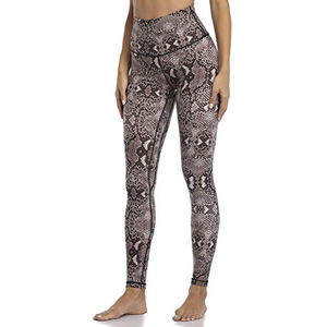 Nueva tendencia Fitness Workout Sublimado Legging Sublimación personalizada Impreso Señoras Crossover Cintura Yoga Medias - Product Image 4