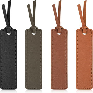 Leather Bookmark, Customized Bookmarks with Rope, Page Markers Reading Gifts for Book Lovers, Leather Book Marks for Men Women