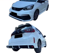 Kits de carrosserie complets pour Honda Jazz 2022, style Mugen, pour Honda Fit 2023, mise à niveau, nouveaux pare-chocs avant et arrière, jupes latérales