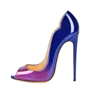 Ingrosso Scarpe Estive da <span class=keywords><strong>Donna</strong></span> con Tacco a Spillo, Peep Toe, Stile Leopardato, in Pelle Verniciata, Molto <span class=keywords><strong>Sexy</strong></span>, Dropshipping - Product Image 2