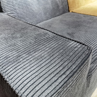Sofá comprimido modular seccional perezoso de Chesterfield, bolsa de espuma viscoelástica de densidad de altura, sofá de compresión al vacío