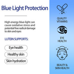 OEM ODM Soutient la santé des yeux Complément alimentaire 40mg Lutéine Zéaxanthine Vitamine Capsules Soin des yeux Complément alimentaire Capsule de lutéine - Product Image 3