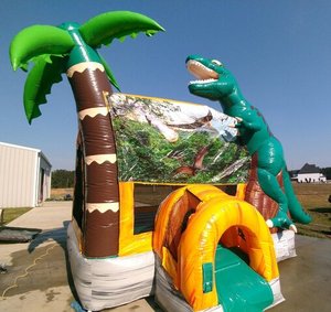 Trampolín inflable para niños, combo de dinosaurio de agua, parque de atracciones - Product Image 6