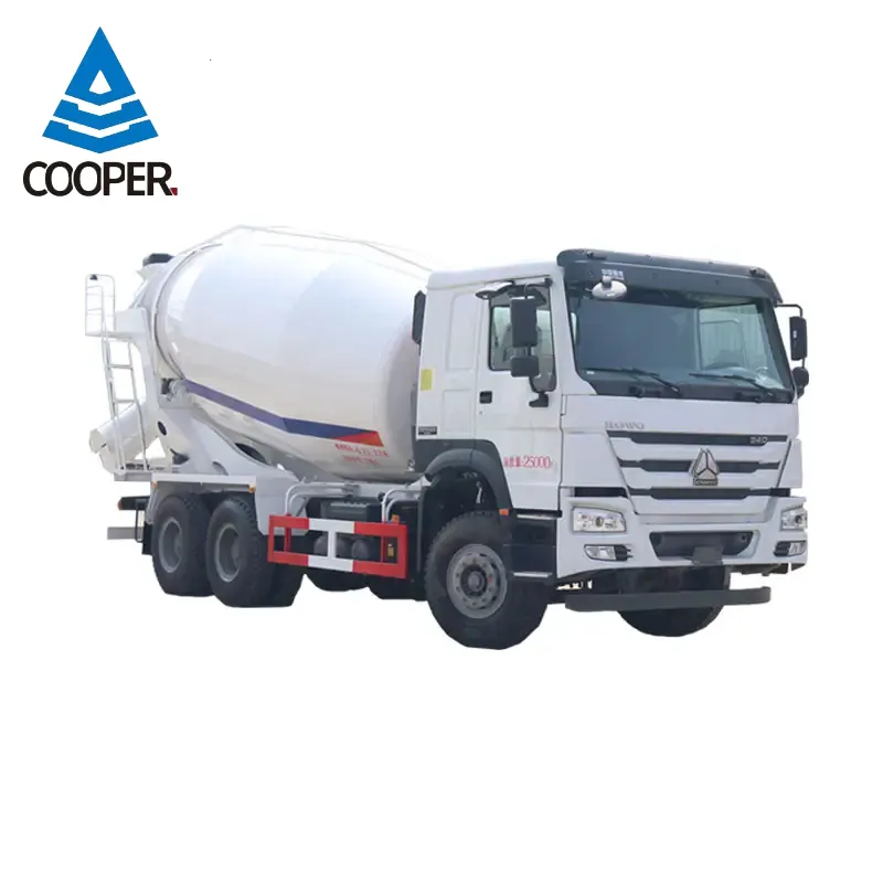 Camion di trasporto cemento 6*4 8 metri cubi Howo betoniera camion di buona qualità per la vendita