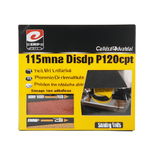 Dischi Abrasivi Erpsl 115mm Grana P120 Non Perforati, Tamponi per Lucidatura Automobilistica, Confezione da 5 - Product Image 2