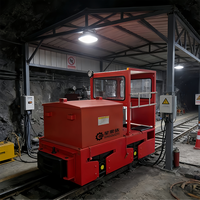 XGY Kompakter 1660mm Bergbau-Zugfahrzeug 1,5T Xingguoyi Flachprofil-Batterie-Lokomotive