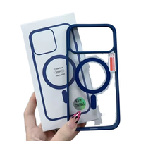 Coque transparente magnétique en TPU PU à ventouse pour iPhone 16 Pro Max, étui liquide avec support pour iPhone 17, iPhone 16, 15, 14 Pro, 13, 12