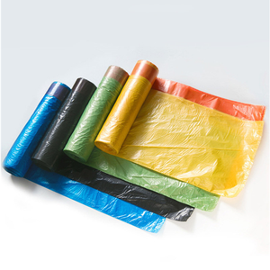<b>Large</b> Capacity Black Drawstring Garbage Bag LDPE Disposable Waste Bag Heavy Duty <b>Bin</b> Liners for Shopping Mall - Product Image 6