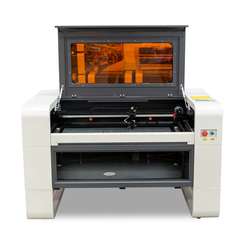 Machine de marquage laser en caoutchouc, marquage pour clavier, artisanat métal non métallique, 100w 9060 6040 co2