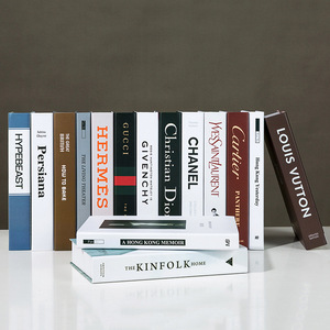 Y-Z032 Modern Style Fancy Fashion Book Shaped Box Decoration Model Hard Cover Hollow Decorative Book