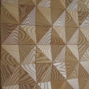 Pannello Murale in <span class=keywords><strong>Legno</strong></span> di Frassino di Lusso, Piastrelle 3D in <span class=keywords><strong>Legno</strong></span>, Pannello in <span class=keywords><strong>Legno</strong></span> - Product Image 3