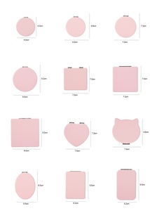 Biểu Tượng Tùy Chỉnh PU Trang Điểm Gương Mini Nhỏ Gọn Túi Du Lịch Món Quà Hình Dạng Khác Nhau Kích Thước Cá Nhân Tim Mini Nhỏ Gọn Gương Tư Nhân - Product Image 6