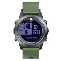 Jam Tangan Komputer Selam Tahan Air Sunroad 100m Bahan Stainless Steel Olahraga Luar Ruangan Pria Tahan Lama Portabel