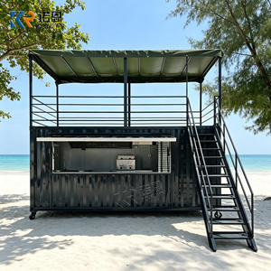 Kontainer Kedai Kopi Mewah Dengan Desain Eksterior Modern Dapur Komersial Restoran Modular - Product Image 1