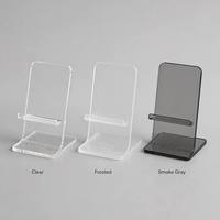 Support de téléphone personnalisé en acrylique solide, imprimé UV, pour bureau, comptoir de vente au détail, organisateur de bureau à domicile