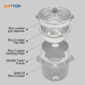 SUNTON OEM personalizado 2L calidad premium 304 olla interior de acero inoxidable para olla arrocera - Product Image 5