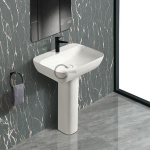Lavabo de Pie Ecológico de Forma Cuadrada, Lavabo Personalizado para Baños Interiores de Hoteles - Product Image 4