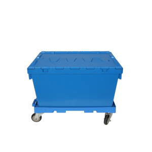 Contenedor de almacenamiento de plástico PP de grado alimenticio de alta resistencia, cajas, tapas sólidas con bisagras, apilables, resistentes para <span class=keywords><strong>transporte</strong></span> en movimiento - Product Image 1