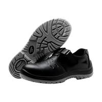 Chaussures de sécurité respirantes en cuir de vachette, embout en acier élargi, semelle intermédiaire anti-perforation en acier inoxydable, bottes de travail d'été