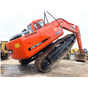 Excavadora de cadenas usada Doosan DX260LC de alta calidad, potente máquina hidráulica para proyectos de minería y construcción - Product Image 1