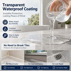 Revêtement transparent auto-nivelant en gel cristallin et scellant invisible pour sols intérieurs et zones humides – Vente directe usine - Product Image 3