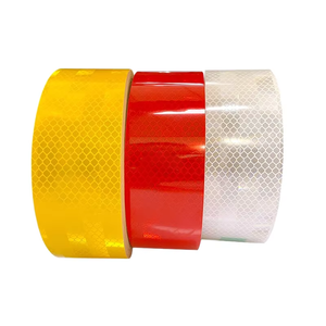 Cinta de advertencia reflectante impermeable popular Pegatinas de seguridad nocturna para exteriores Cinta reflectante para remolque - Product Image 1