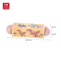 Bloques educativos rotación lindo dragón Animal cubo mágico rompecabezas para bebés divertidos