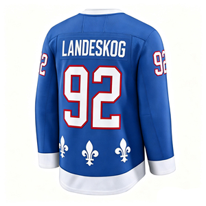 Camisetas de Hockey para Hombre, Completamente Cosidas, de los Jugadores Cale Makar, Nathan MacKinnon, Martin Necas, Gabriel Landeskog, Valeri Nichushkin, Tallas <span class=keywords><strong>S</strong></span>-3XL - Product Image 5