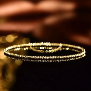 Xinfly Au750 18K Gold <b>Bangle</b> Luxury Fashionable <b>Charm</b> Bracelet for Women Fine Jewelry for Wedding Party or Gift - Product Image 1