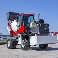 Prix Compétitif Camion Malaxeur à Béton Mobile Autochargeur de 2m³ Alimenté au Diesel