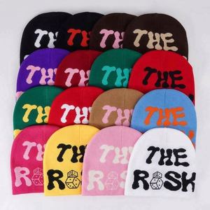 High Quality 100% Acrylic Jacquard Knitted Beanies Y2k Fashionable Winter <b>Hats</b> With Custom Logo <b>for</b> Beach Wear Wholesale - Product Image 4