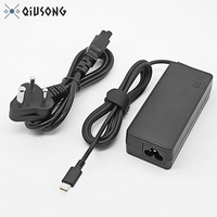 65W 20V 3.25a Usb C Cargador de batería externo universal para computadoras portátiles con cable Tipo C Suministro de adaptadores de corriente
