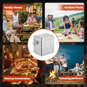 <span class=keywords><strong>Moteur</strong></span> de <span class=keywords><strong>barbecue</strong></span> robuste, <span class=keywords><strong>moteur</strong></span> de rôtissoire universel de remplacement <span class=keywords><strong>pour</strong></span> les rassemblements, le camping et les festivals - Product Image 4