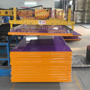 Màu Tím thép EPS bọt Hội Đồng Quản trị mô-đun trần kim loại tấm Tường cho Nhà kho cho phòng lạnh hội thảo mở rộng <span class=keywords><strong>Polystyrene</strong></span> - Product Image 3